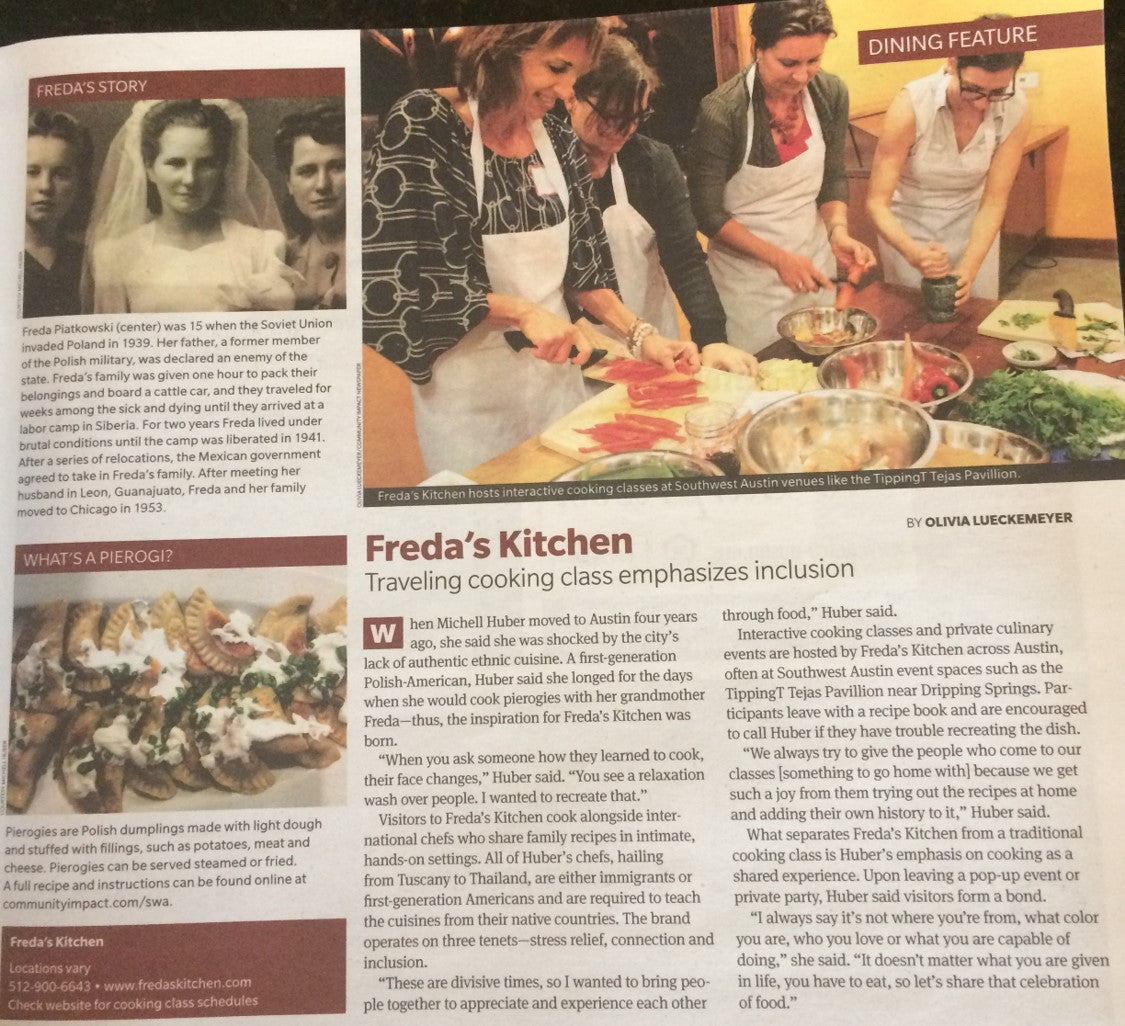Community Impact Austin Southwest Features Freda's Kitchen!